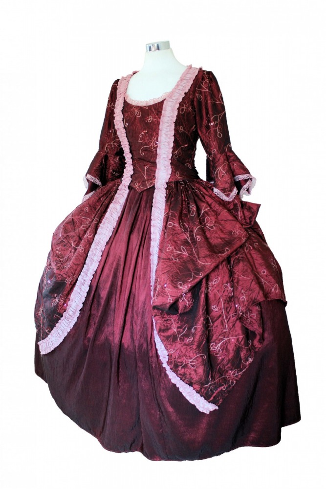 Deluxe Ladies 18th Century Marie Antoinette Masked Ball Costume Size 12 - 14 Image